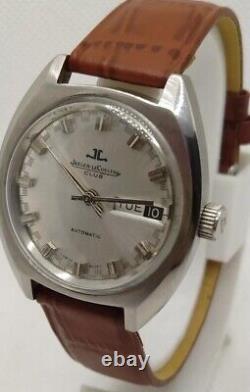 Jaeger Lecoultre Automatic Silver Dial D/D Men's Wrist Watch Excellent Condition
