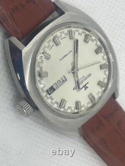 Jaeger Lecoultre Automatic white Dial D/D Men's Wrist Watch Excellent Condition