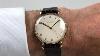 Jaeger Lecoultre Cal 478 Hallmarked 1954 9ct Gold Manual Vintage Wristwatch