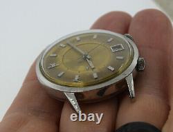 Jaeger Lecoultre Memovox Speed Beat Hf 28800 E875 Automatic Mens Watch Vintage
