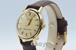 Jaeger Lecoultre Men's Watch Master Mariner 1 3/8in 14K Gold Watch Automatic