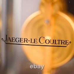 Jaeger lecoultre clock mineral glass clock transparent clock vintage clock