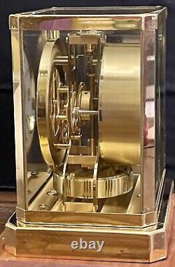 LE COULTRE & CIE 15 JEWEL METAL CALIBER 528-8 ATMOS CLOCK234563 Runs, Keeps Time