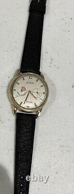 LeCoultre Futurematic Watch 10K Gold Filled Vintage Mens Working