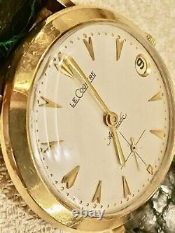 LeCoultre Gold 10K Bumper RARE Vintage 1950's Pre-Jaeger LeCoultre