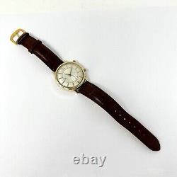 LeCoultre Memovox Jumbo Automatic, 14K Solid Gold, Alarm, 38mm Watch Runs Well