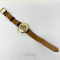 LeCoultre Memovox Jumbo Automatic, 14K Solid Gold, Alarm, 38mm Watch Runs Well