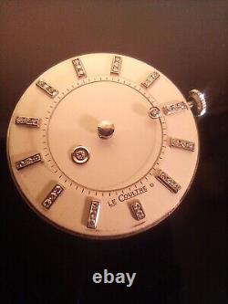 LeCoultre/Vacheron Constantin Mystery Diamond Dial Hands Watch