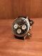 Lecoultre Valjoux 72 Chronograph Vintage Watch Rare Reverse Panda