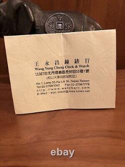 LeCoultre Valjoux 72 Chronograph Vintage Watch Rare Reverse Panda