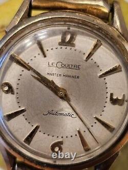 LeCoultre Vintage 10k Gold Filled Automatic Master Mariner Men's Watch 476/3
