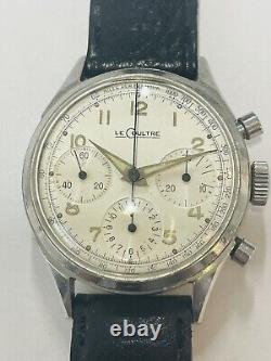LeCoultre Vintage Steel Chronograph from the 50's (163)