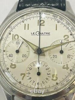 LeCoultre Vintage Steel Chronograph from the 50's (163)