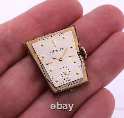 LeCoultre Vintage Swiss Aristocrat Grasshopper Wrist Watch 438/4CW 10k GF