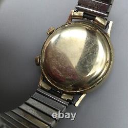 Le Coultre Rare Vintage Ford Motor Company Henry Ford II Alarm Wristwatch