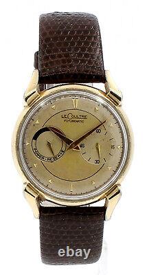 Le Coultre Vintage FUTUREMATIC Gold Plated Fancy Lugs Automatic Power Reserve