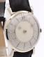 Le Coultre Vintage Mystery Dial 14k White Gold Fancy Lugs Hand Wind 32mm Watch