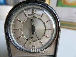 Lecoultre MEMOVOX TRAVEL ALARM CLOCK Vintage 1960'S mechanical wind Watch