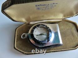 Lecoultre MEMOVOX TRAVEL ALARM CLOCK Vintage 1960'S mechanical wind Watch