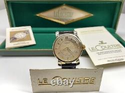 Lecoultre automatic beautiful vintage swiss made wristwatch with box & papers