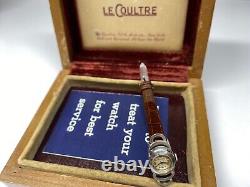 Lecoultre ladies swiss made vintage wristwatch with box & papers
