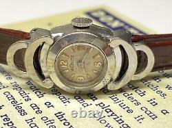 Lecoultre ladies swiss made vintage wristwatch with box & papers
