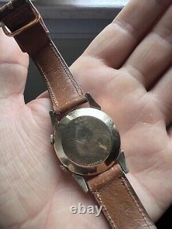 Memovox LeCoultre Alarm Gold Filled Vintage Mens Wrist Watch