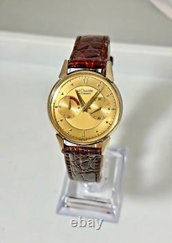 Men's 14kt Solid Gold LeCoultre Futurematic Watch Great Condition &Just Serviced