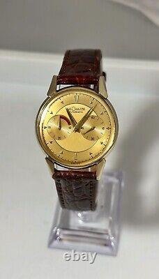 Men's 14kt Solid Gold LeCoultre Futurematic Watch Great Condition &Just Serviced