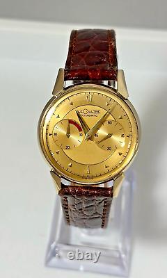 Men's 14kt Solid Gold LeCoultre Futurematic Watch Great Condition &Just Serviced