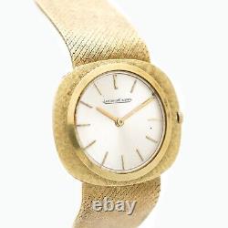 Men's 18k Yellow Gold Jaeger Le Coultre Vintage Wrist Watch Reference 779304