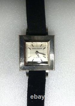 OH Jaeger-LeCoultre Vintage Watch TURLER Manual Winding Silver Dial Women Swiss