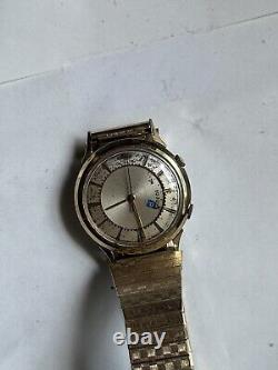 RARE Vintage Jaeger LeCoultre Parking Meter Man Watch-Working