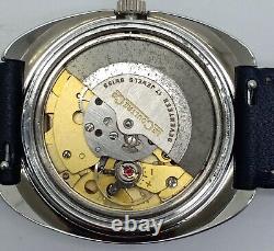 Rare Jaeger Lecoultre Club Automatic Blue D\D Mens Vintage Watch 1970s