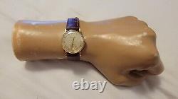 Rare Vintage Jaeger LeCoultre Tear Drop 18K Gold Manual Wind Men's Watch