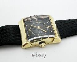 Rare Vintage LeCoultre 14K Solid Gold Mystery Date Dial Collectable