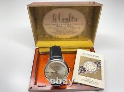 Rare vintage k813 lecoultre automatic swiss made wristwatch with box & paper