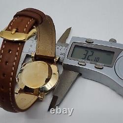 SERVICED Jaeger Le Coultre Memovox Wrist Alarm 10K GF 1950s Vintage Watch