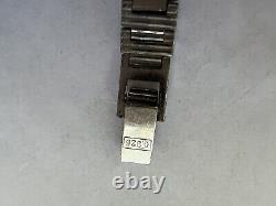 Stunning Vintage Ladies JEAGER LECOULTRE Textured Woven Sterling Silver Watch