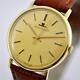 Swiss Authentic Jaeger Lecoultre Ref 9088 Solid 18k Yell Gold Manual Wind Watch