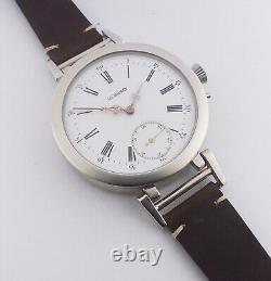 Unique Antique Swiss mechanical men`s wristwatch LeCoultre Co