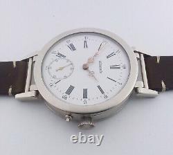 Unique Antique Swiss mechanical men`s wristwatch LeCoultre Co