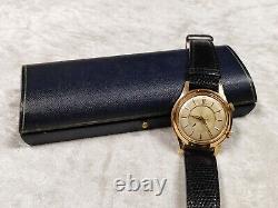Unique Gold Jaeger Le Coultre Memovox Alarm Vintage From 1961 With Box & Papers