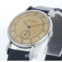 Unusual & Rare Jaeger-LeCoultre Stainless Steel Tropical 32mm Manual Wind Watch