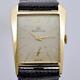 Very Rare 1940' Jaeger Lecoultre 18k Solid Gold Assymetric Curved Ref 2406 Withbox