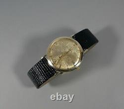 VINTAGE 14K YELLOW GOLD LeCoultre MANUAL WIND MENS WATCH