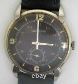 VTG JAEGER-LECOULTRE GMT Style Steel Manual Wind Watch. Cal P469/C. For Repairs