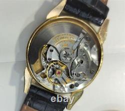 Vintage 10k GF JAEGER-LeCOULTRE FUTUREMATIC Watch Cal 497 c. 1960s SERVICED