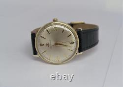 Vintage 14k JAEGER-LeCOULTRE Winding Watch 6009 1960s Cal 830/CW SERVICED