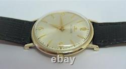 Vintage 14k JAEGER-LeCOULTRE Winding Watch 6009 1960s Cal 830/CW SERVICED